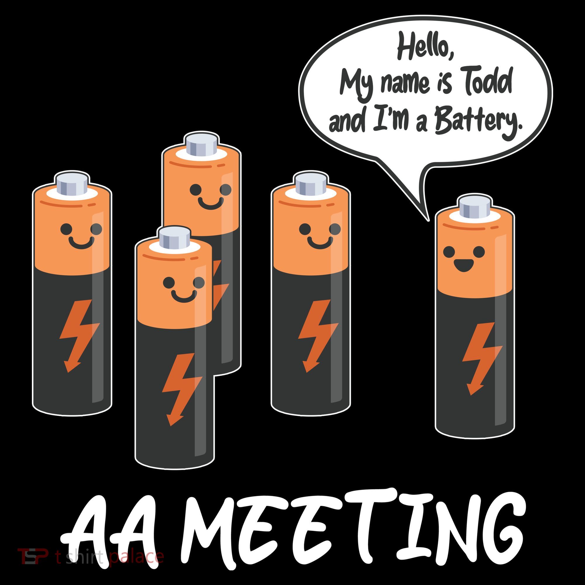 Funny AA Meeting AA Batteries Women's Hoodie