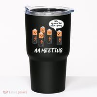 Funny AA Meeting AA Batteries Tumbler thumb 0