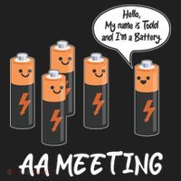 Funny AA Meeting AA Batteries Tumbler thumb 3