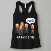 Funny AA Meeting AA Batteries Women's Tank Top thumb 3
