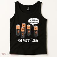 Funny AA Meeting AA Batteries Tank Top thumb 2