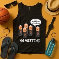 Funny AA Meeting AA Batteries Tank Top thumb 4