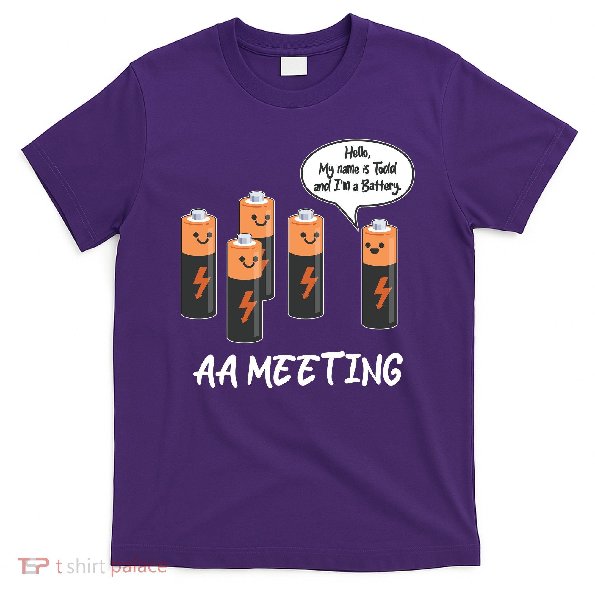 Funny AA Meeting AA Batteries T-Shirt
