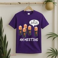 Funny AA Meeting AA Batteries T-Shirt thumb 2