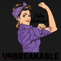 Fibromyalgia Awareness Month Warrior Unbreakable Girls Gift Backpack thumb 2