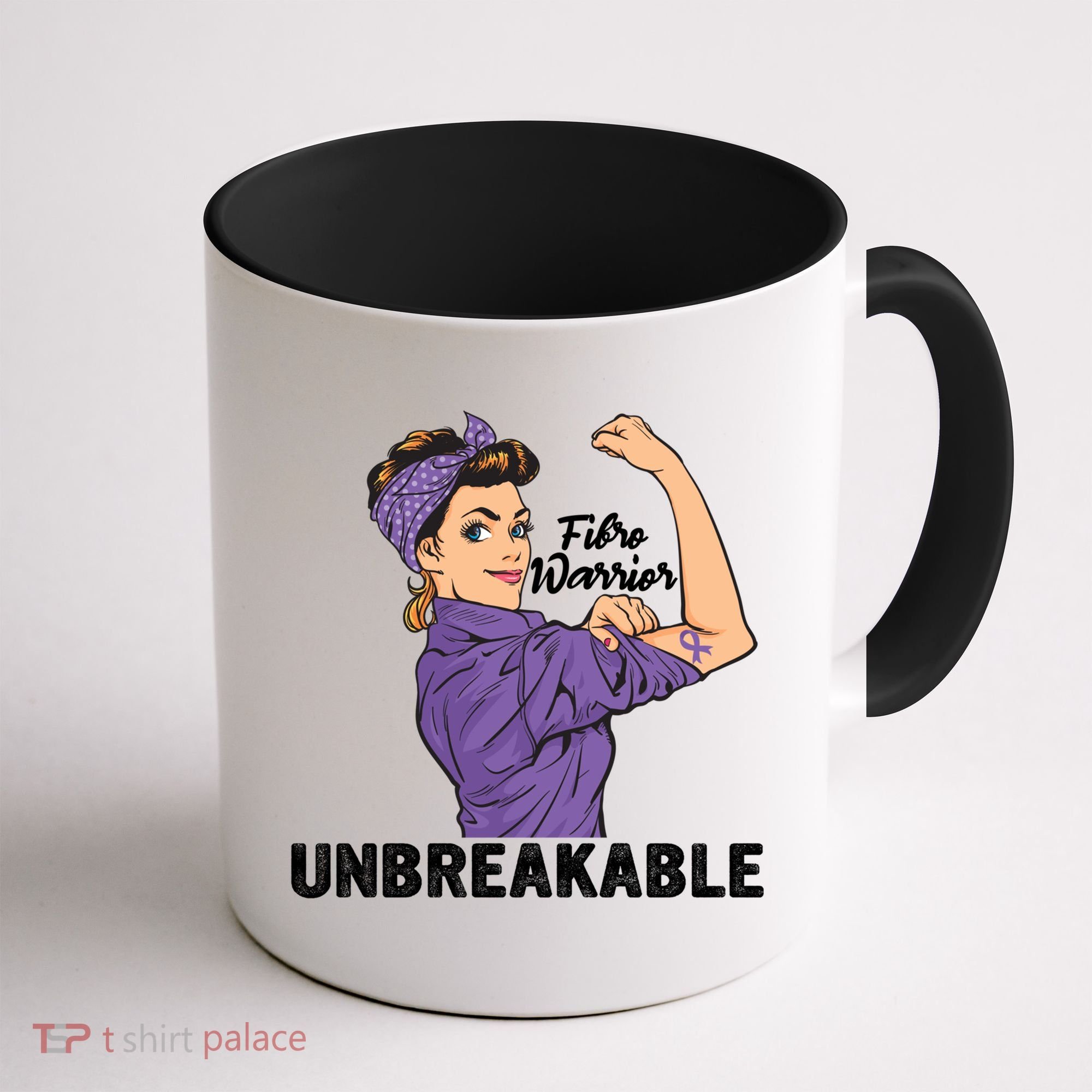 Fibromyalgia Awareness Month Warrior Unbreakable Girls Gift Coffee Mug
