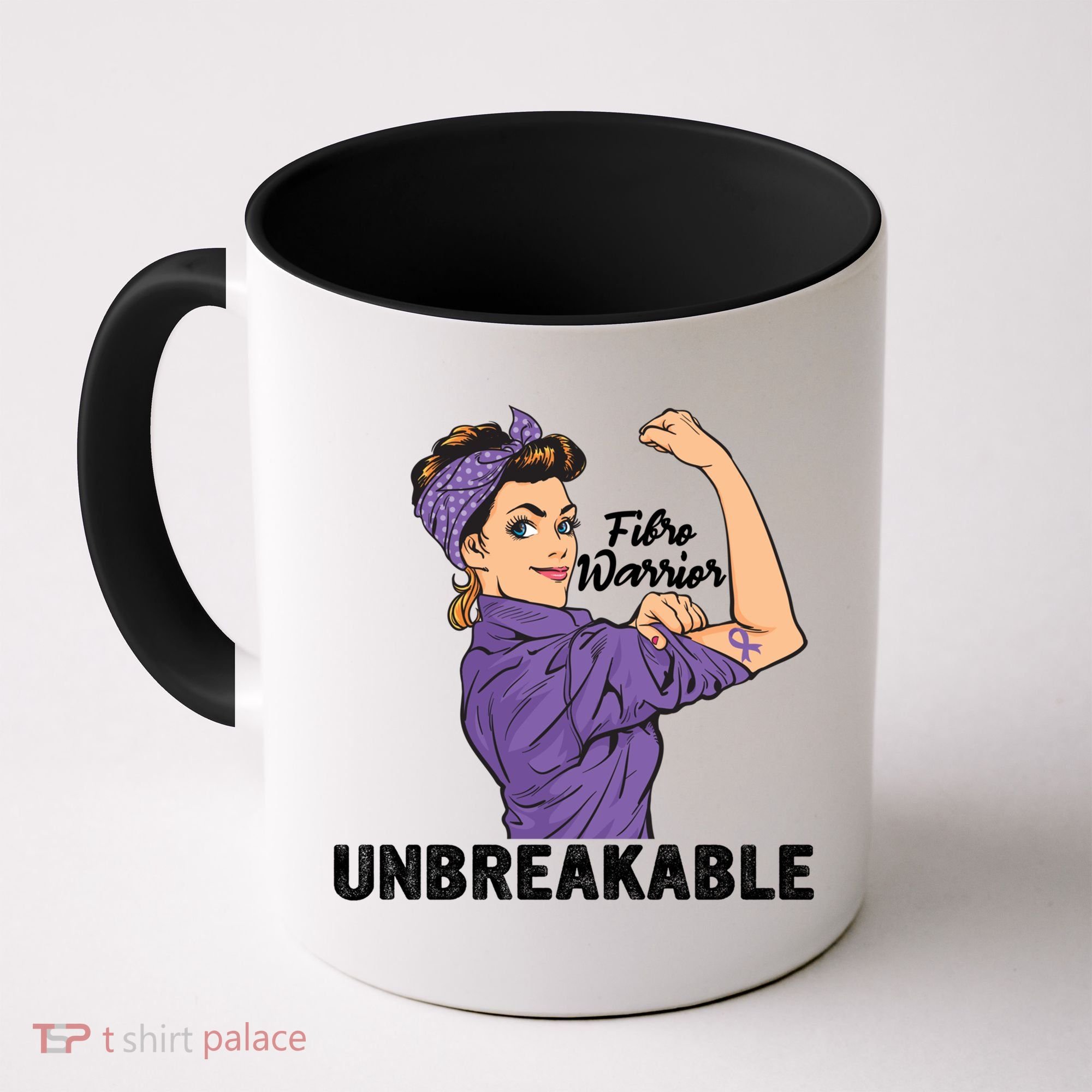 Fibromyalgia Awareness Month Warrior Unbreakable Girls Gift Coffee Mug