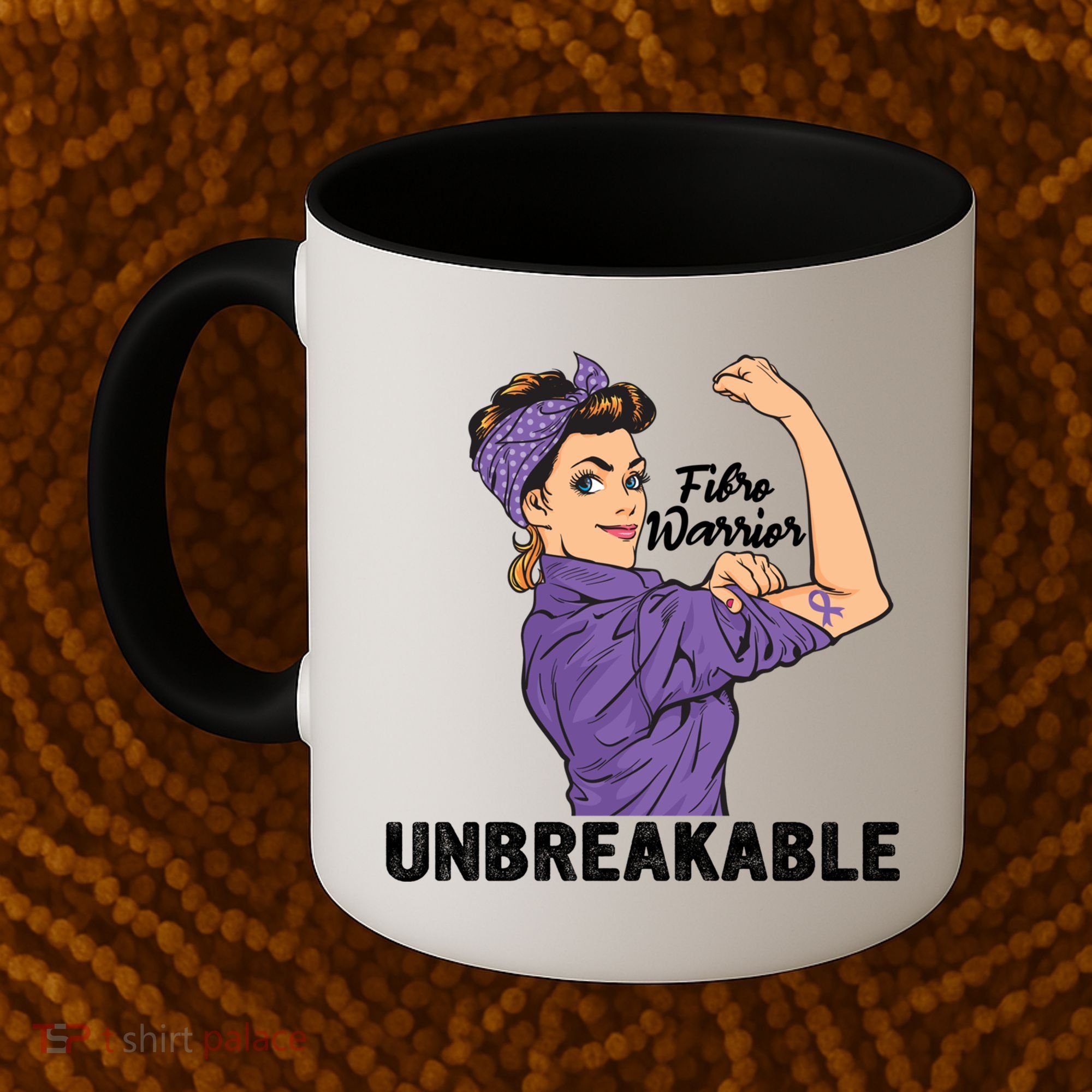 Fibromyalgia Awareness Month Warrior Unbreakable Girls Gift Coffee Mug