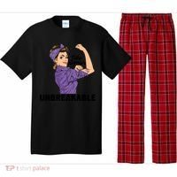 Fibromyalgia Awareness Month Warrior Unbreakable Girls Gift Pajama Set thumb 0