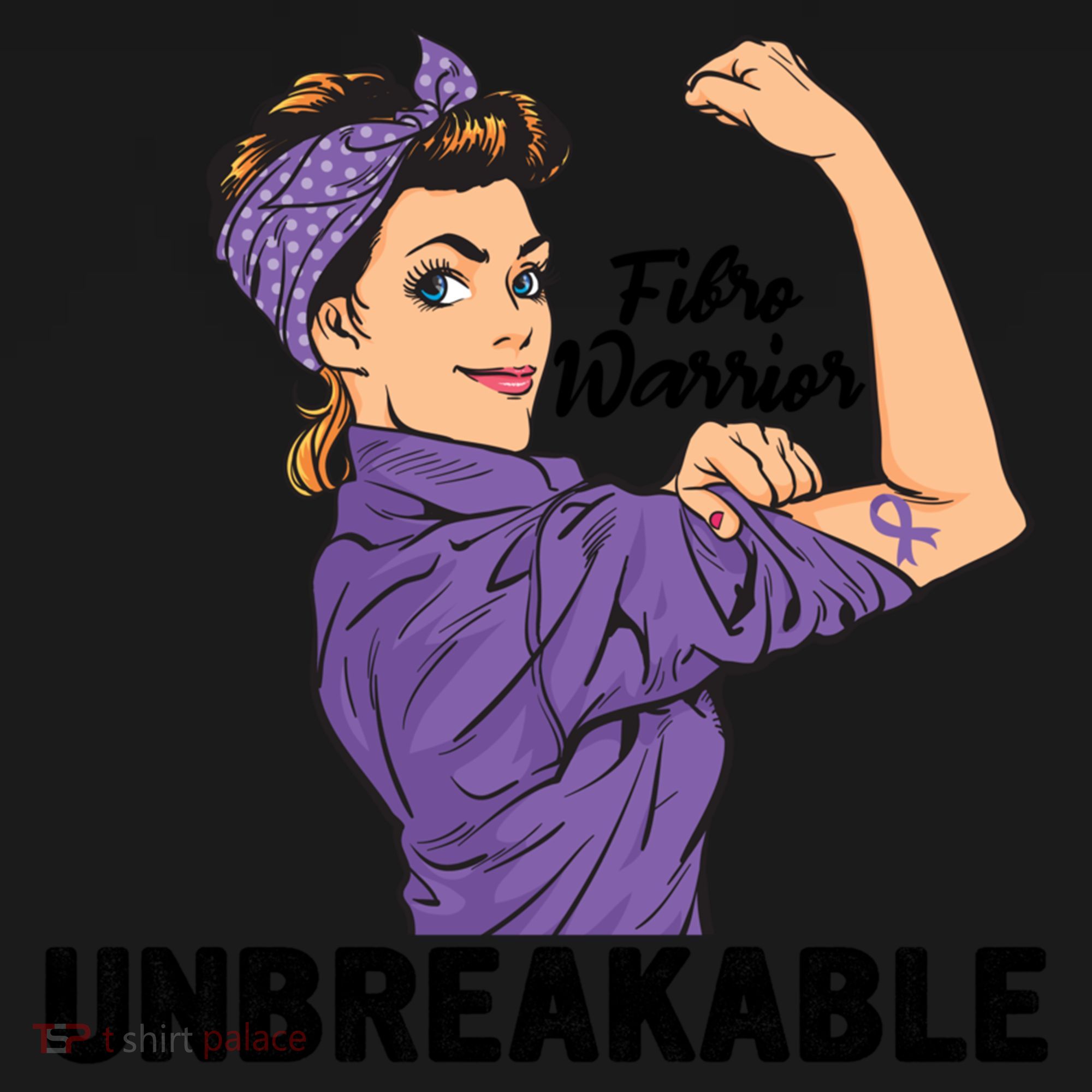 Fibromyalgia Awareness Month Warrior Unbreakable Girls Gift Ornament