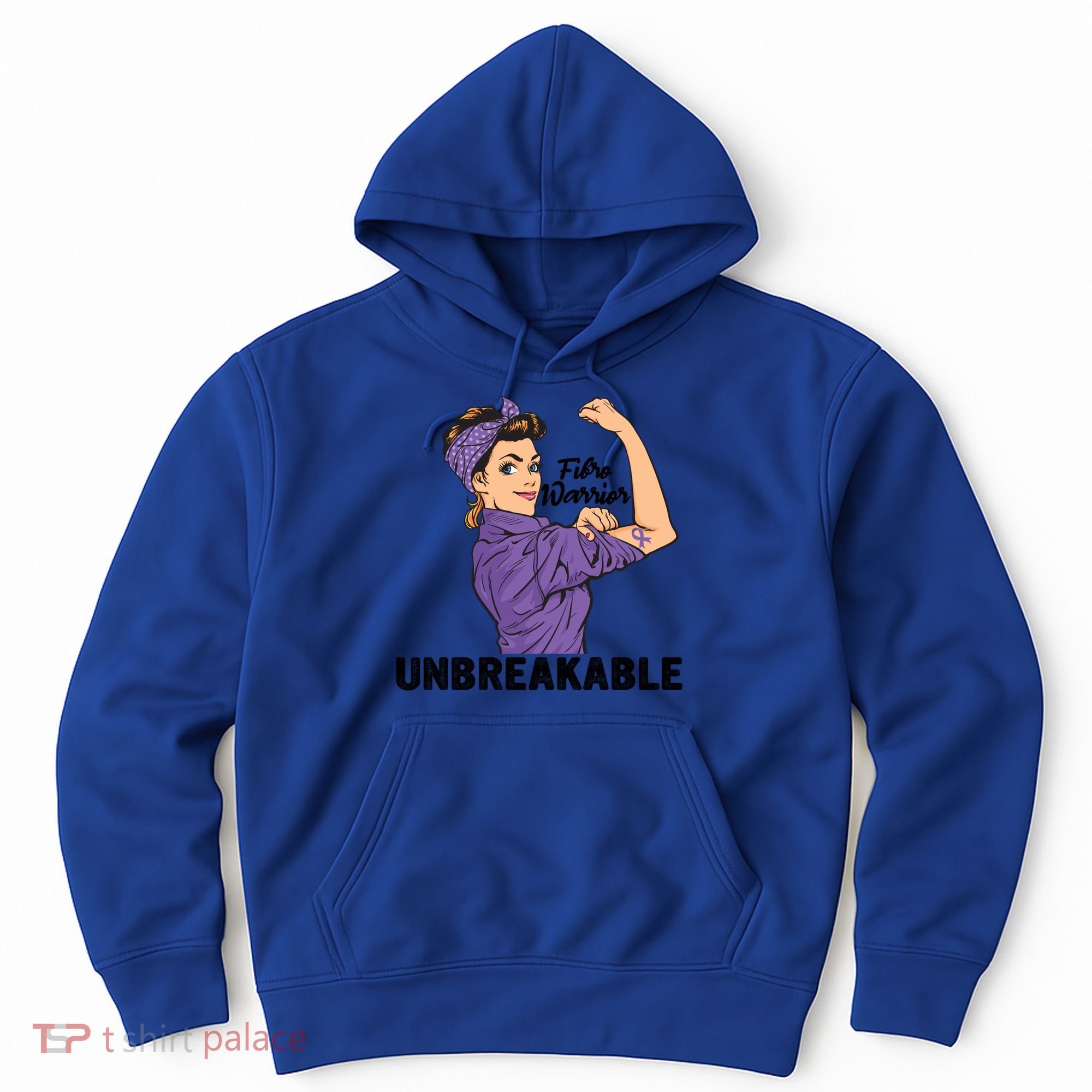 Fibromyalgia Awareness Month Warrior Unbreakable Girls Gift Hoodie