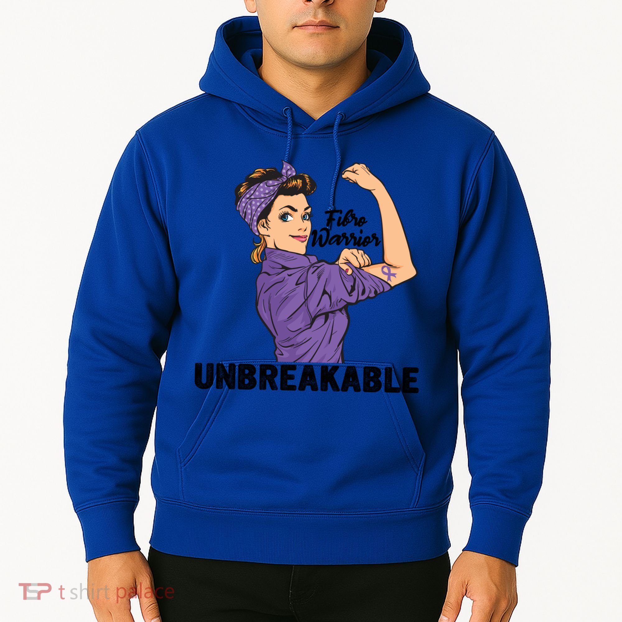 Fibromyalgia Awareness Month Warrior Unbreakable Girls Gift Hoodie
