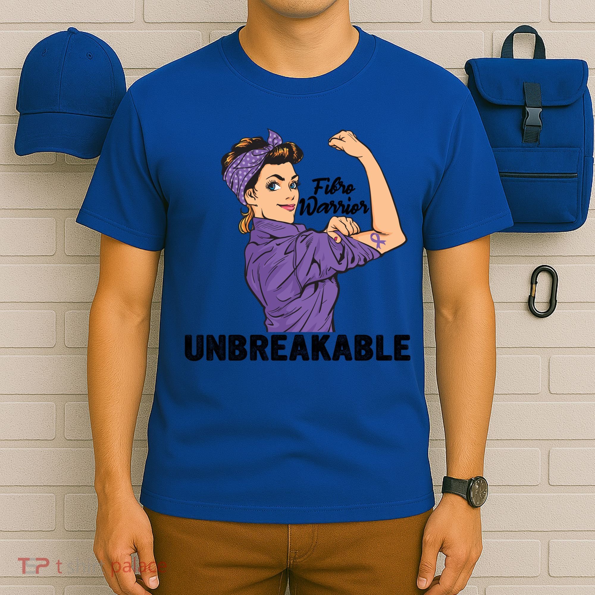 Fibromyalgia Awareness Month Warrior Unbreakable Girls Gift T-Shirt