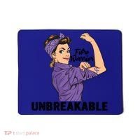 Fibromyalgia Awareness Month Warrior Unbreakable Girls Gift Mousepad thumb 0