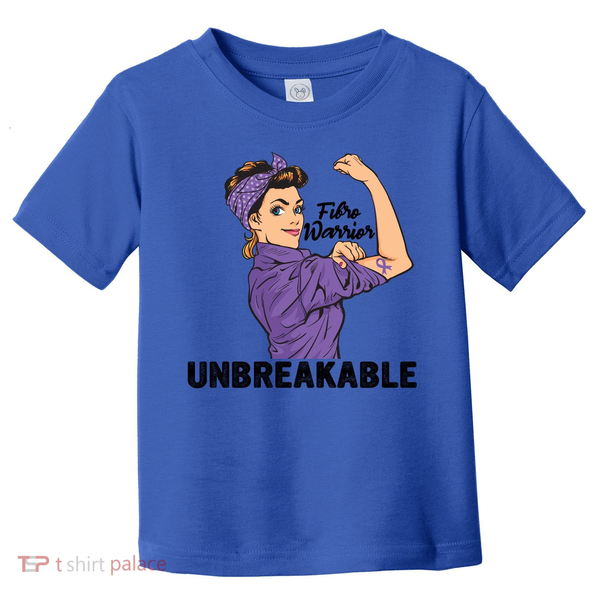 Fibromyalgia Awareness Month Warrior Unbreakable Girls Gift Toddler T-Shirt