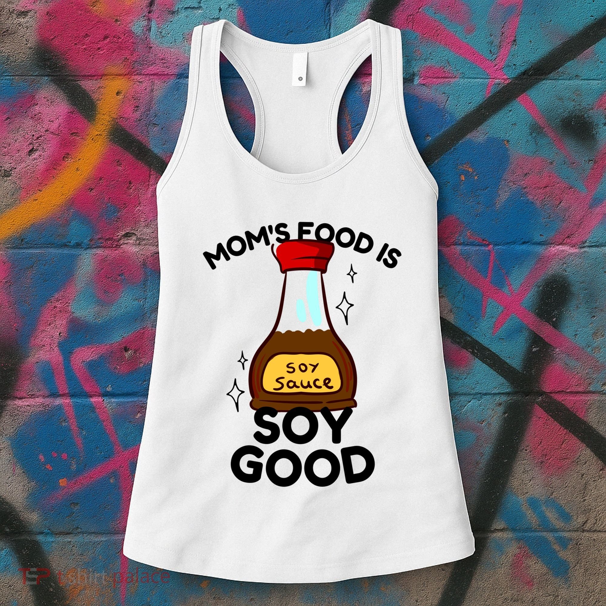 Funny Asian Moms Cooking Lovers Cooking Moms Cool Gift Women's Tank Top