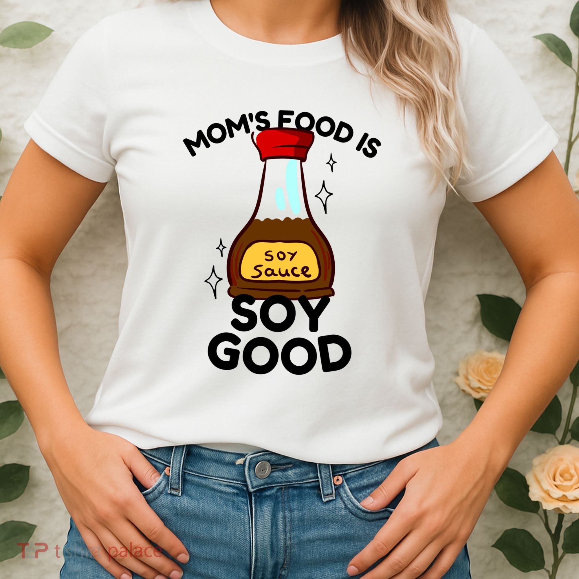 Funny Asian Moms Cooking Lovers Cooking Moms Cool Gift Women's T-Shirt