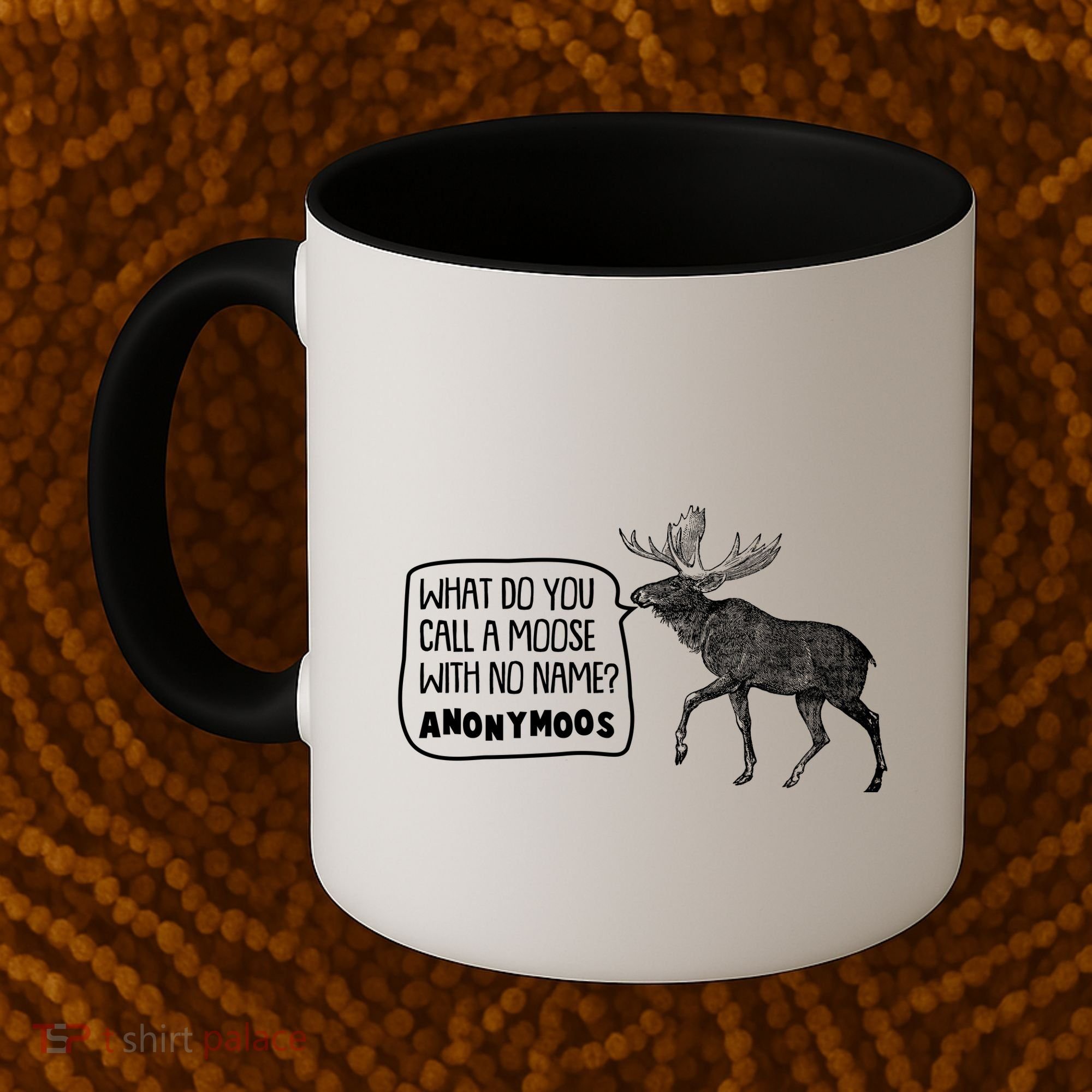 Funny Anonumoos Moose Joke Dad Joke Coffee Mug