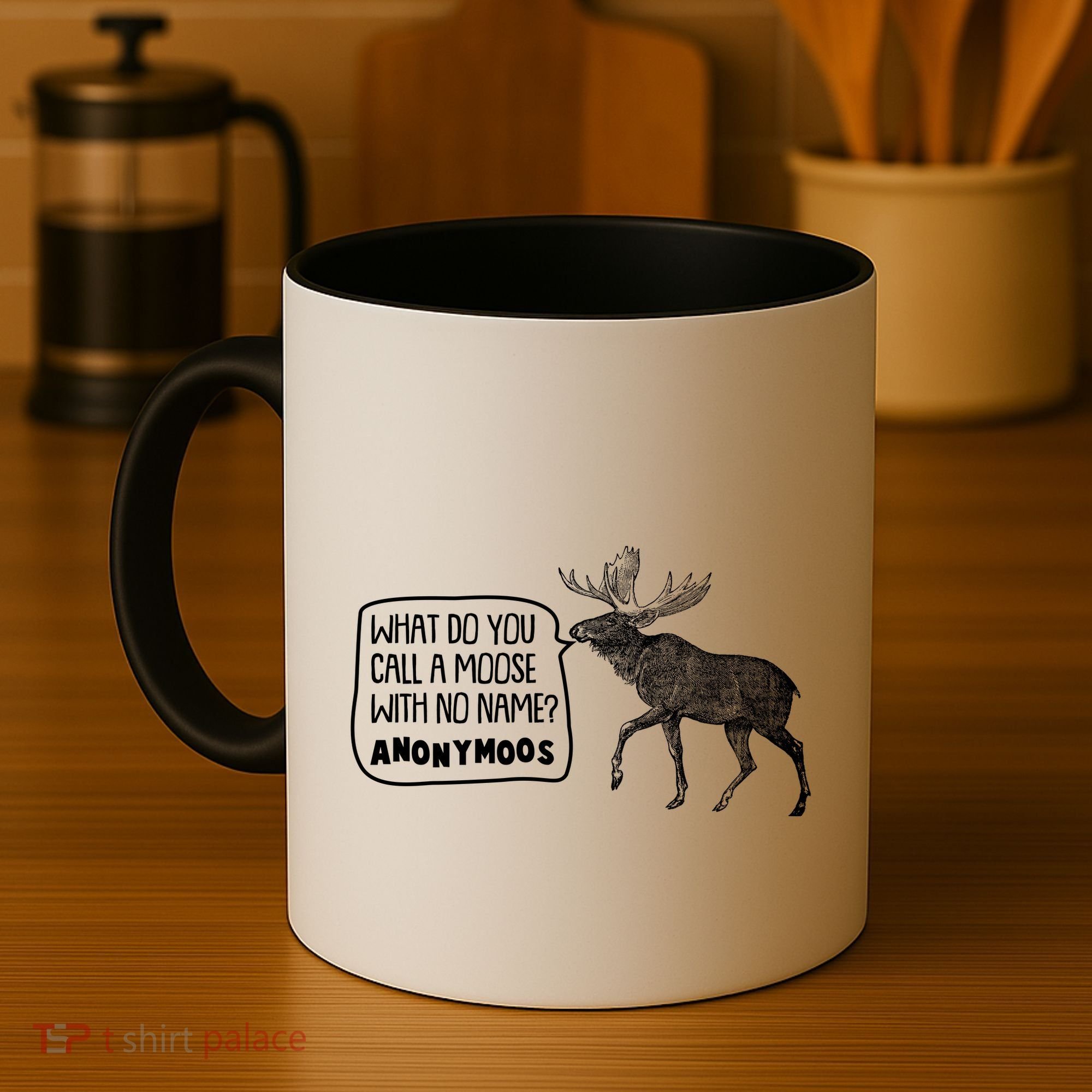 Funny Anonumoos Moose Joke Dad Joke Coffee Mug