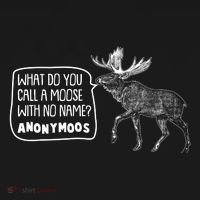 Funny Anonumoos Moose Joke Dad Joke Women's Hoodie thumb 2