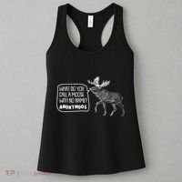 Funny Anonumoos Moose Joke Dad Joke Women's Tank Top thumb 3