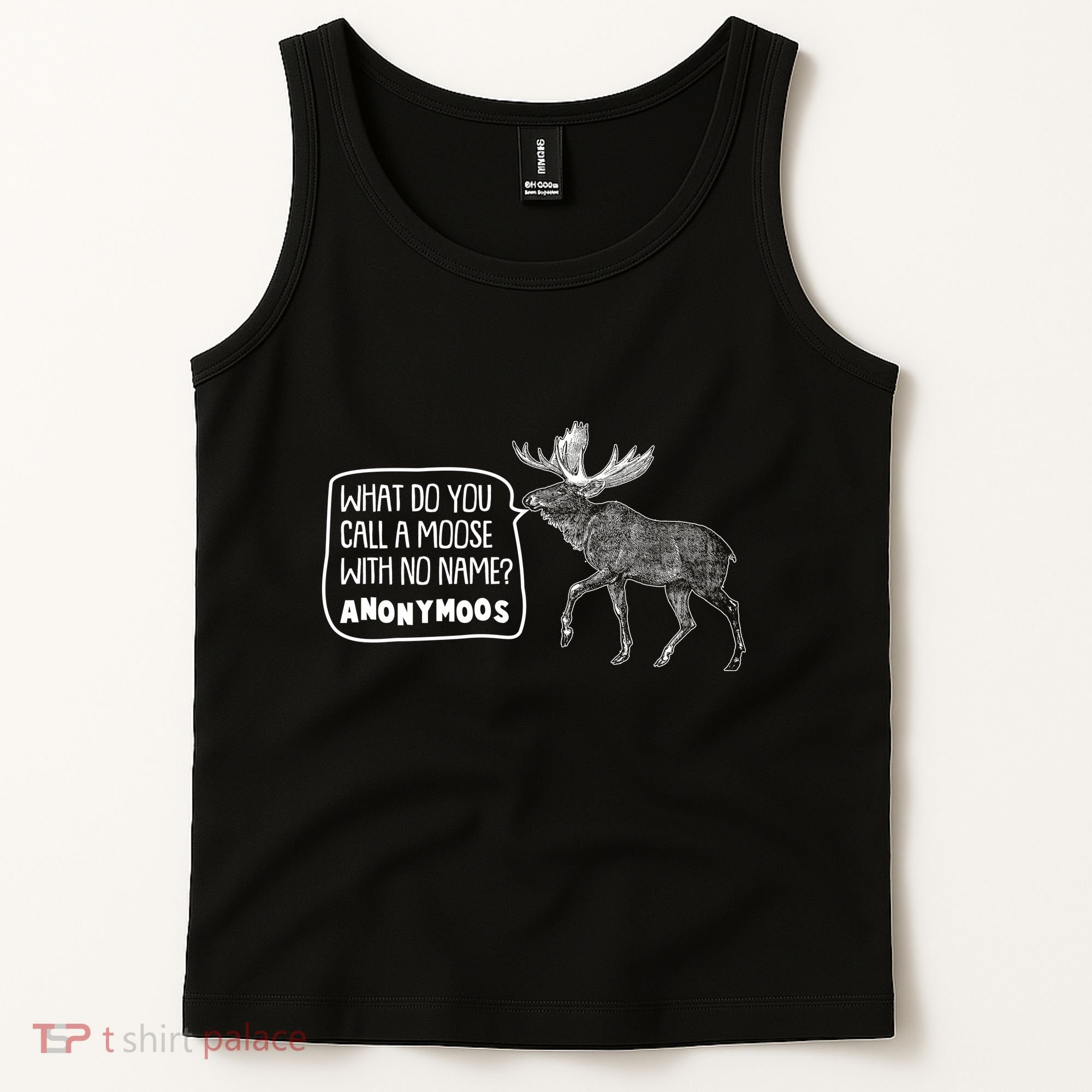 Funny Anonumoos Moose Joke Dad Joke Tank Top