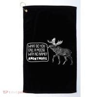 Funny Anonumoos Moose Joke Dad Joke Golf Towel thumb 0