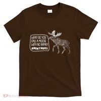 Funny Anonumoos Moose Joke Dad Joke T-Shirt thumb 0