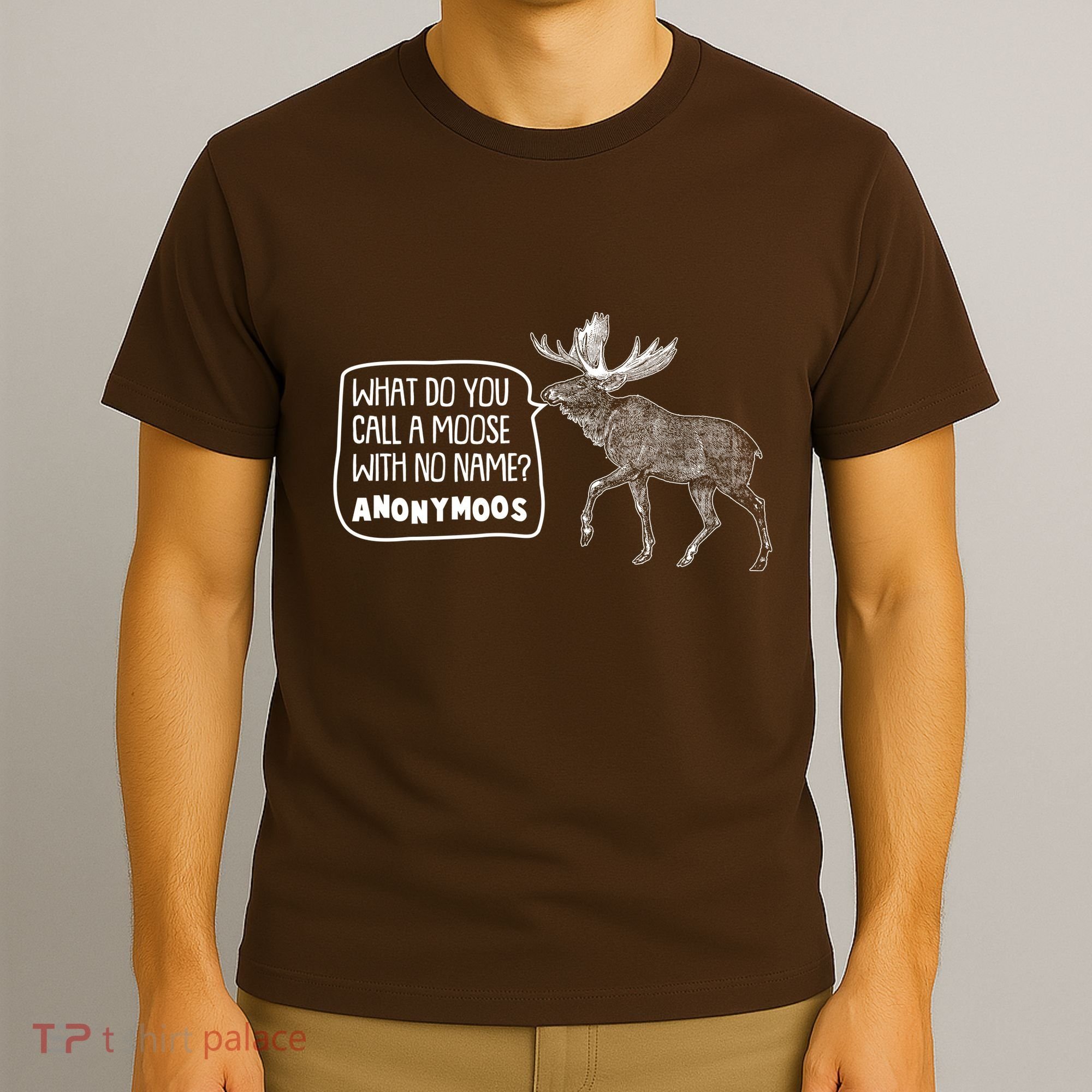 Funny Anonumoos Moose Joke Dad Joke T-Shirt