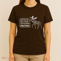 Funny Anonumoos Moose Joke Dad Joke T-Shirt thumb 4