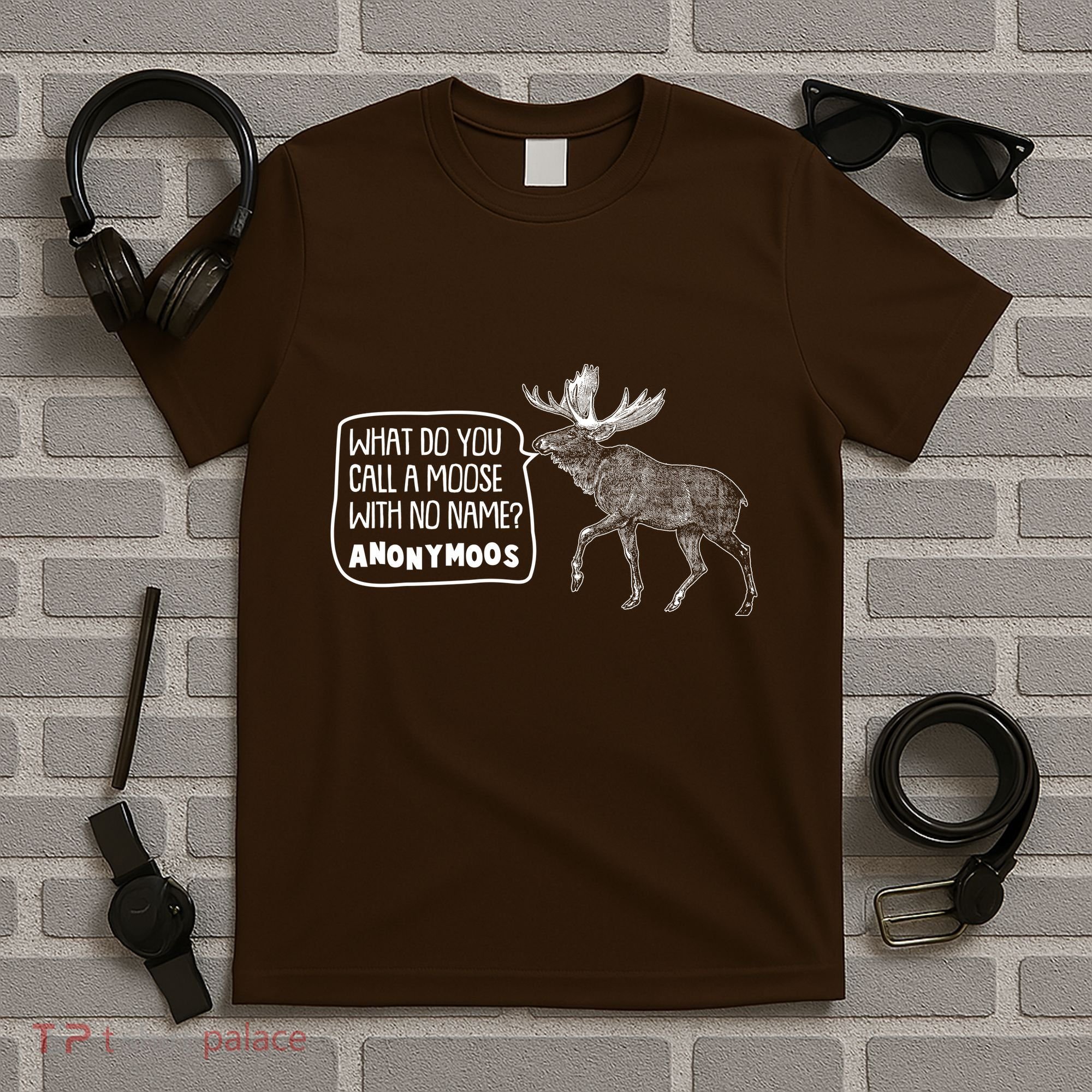 Funny Anonumoos Moose Joke Dad Joke T-Shirt