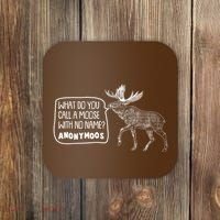 Funny Anonumoos Moose Joke Dad Joke Coaster thumb 0