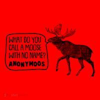 Funny Anonumoos Moose Joke Dad Joke Santa Hat thumb 1