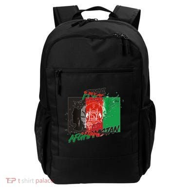 Free Afghanistan Map Distressed Flag Backpack