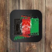 Free Afghanistan Map Distressed Flag Coaster thumb 0