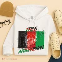 Free Afghanistan Map Distressed Flag Hoodie thumb 4
