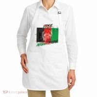 Free Afghanistan Map Distressed Flag Apron thumb 2