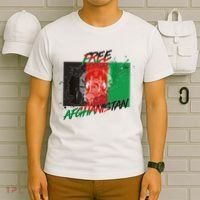 Free Afghanistan Map Distressed Flag T-Shirt thumb 6