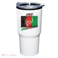 Free Afghanistan Map Distressed Flag Tumbler thumb 0