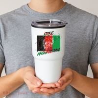 Free Afghanistan Map Distressed Flag Tumbler thumb 2