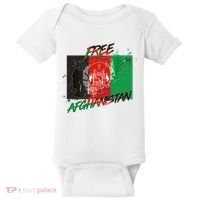 Free Afghanistan Map Distressed Flag Baby Bodysuit thumb 0