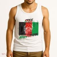 Free Afghanistan Map Distressed Flag Tank Top thumb 3