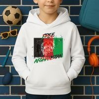 Free Afghanistan Map Distressed Flag Kids Hoodie thumb 2