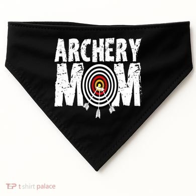 Funny Archery Mom Archery Shooter Bow Hunter Great Gift USA-Made Doggie Bandana