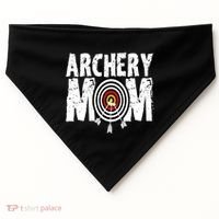 Funny Archery Mom Archery Shooter Bow Hunter Great Gift USA-Made Doggie Bandana thumb 0