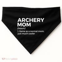 Funny Archery Mom Definition Gift USA-Made Doggie Bandana thumb 0