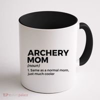 Funny Archery Mom Definition Gift Coffee Mug thumb 1