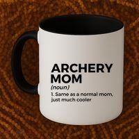 Funny Archery Mom Definition Gift Coffee Mug thumb 2