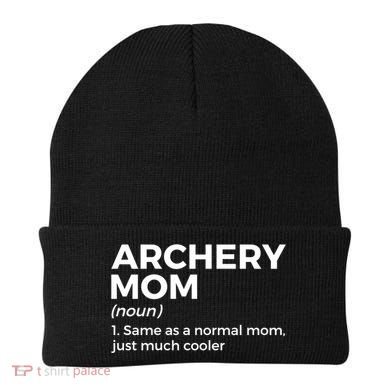 Funny Archery Mom Definition Gift Beanie