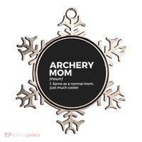 Funny Archery Mom Definition Gift Ornament thumb 0